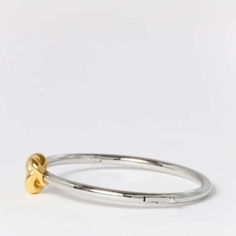 $78 Kate Spade Double Knot Hinged Bangle - Picture 6 of 10